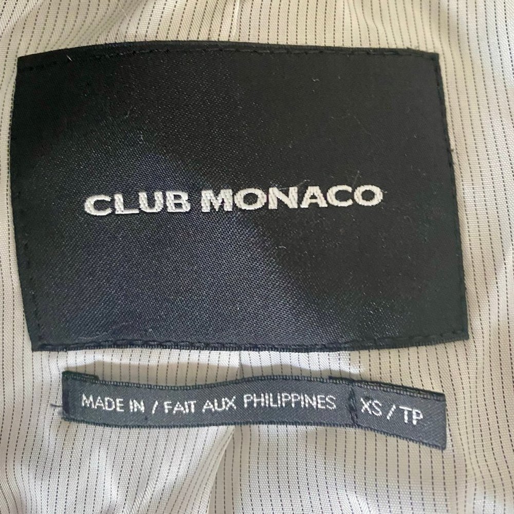 Club Monaco- Wool Blazer- Striped Collar- XS - Picture 6 of 6